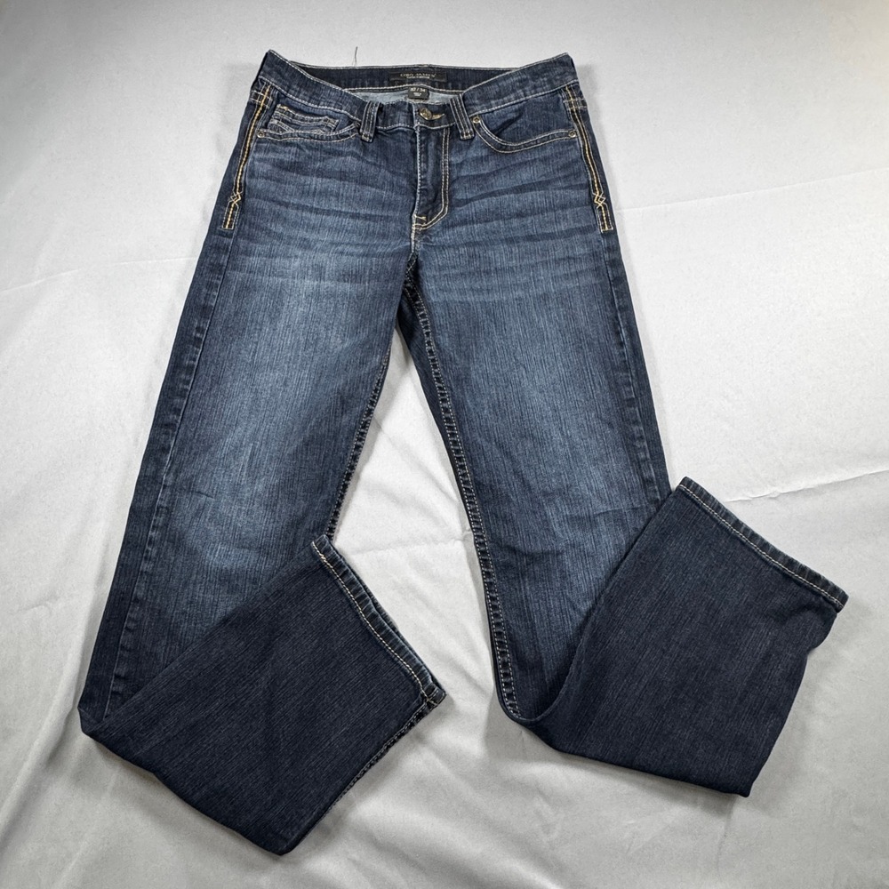 Cody James Mens Dark Wash Straight Leg Western Jeans 32x34 Actual L33 Cowboy